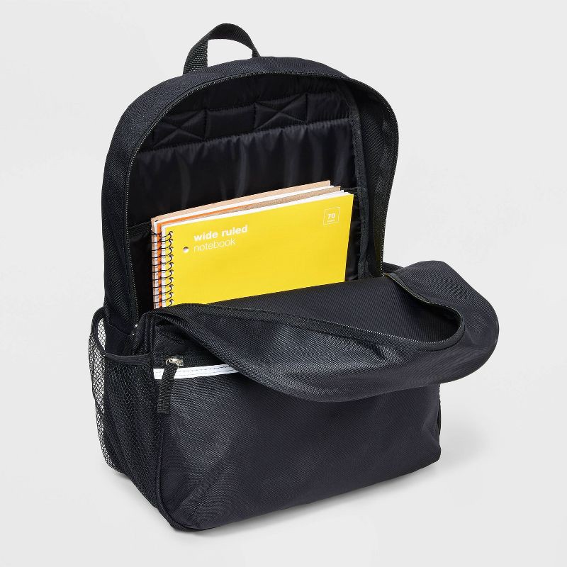 slide 2 of 3, 23L Backpack - Dealworthy™ Black: Fits Laptop Up to 16 Inches, 23 liter