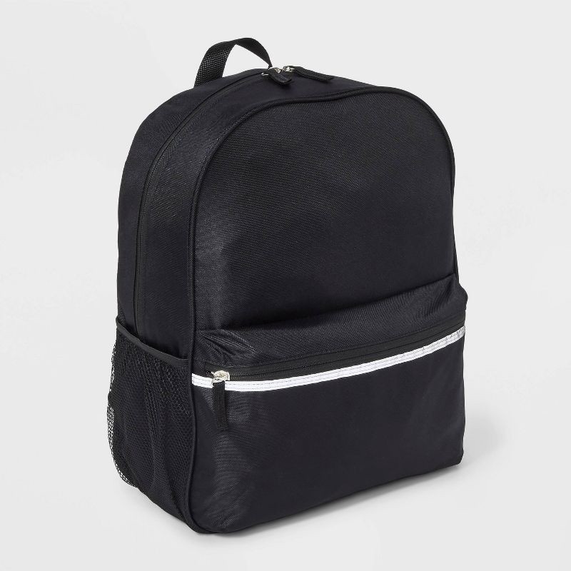 slide 1 of 3, 23L Backpack - Dealworthy™ Black: Fits Laptop Up to 16 Inches, 23 liter