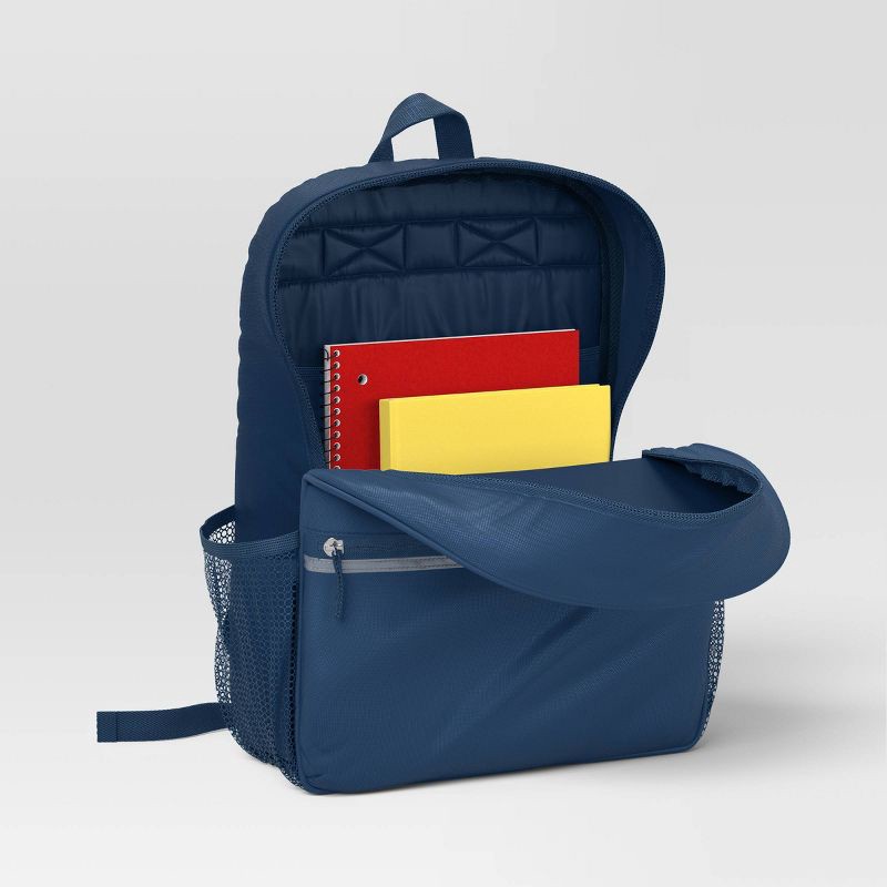slide 2 of 3, 23L Backpack - Dealworthy™ Blue: Unstructured, Fits Up to 16” Laptop, 23 liter