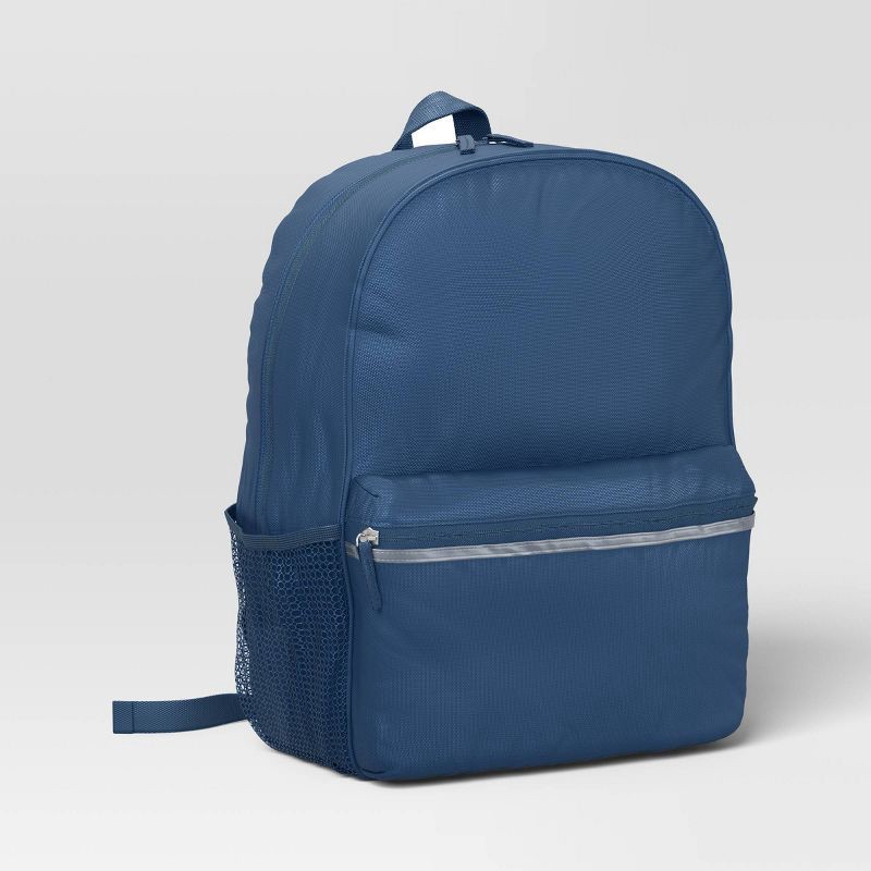 slide 1 of 3, 23L Backpack - Dealworthy™ Blue: Unstructured, Fits Up to 16” Laptop, 23 liter