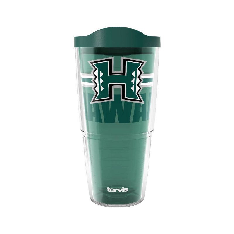 slide 1 of 2, NCAA Hawaii Rainbow Warriors Classic Tumbler - 24oz: Plastic Portable Drinkware, 24 oz