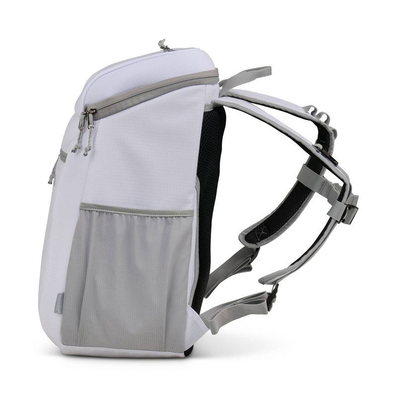 slide 5 of 9, Igloo Marine 20" 9qt Backpack Cooler - White: Odor-Resistant, Outside Storage Pocket, 9 qt
