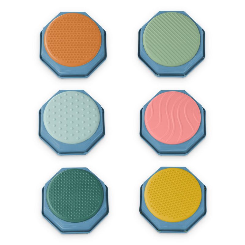 slide 6 of 6, B. toys Balance & Hop Stepping Stones Balance & Build Add-on Set, 1 ct