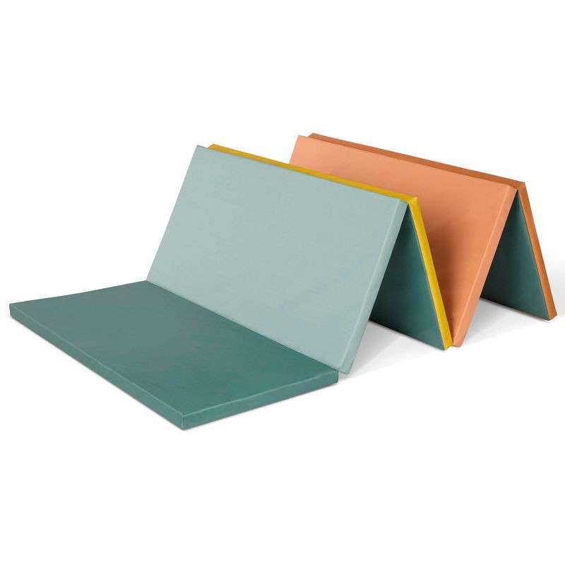 slide 8 of 11, B. toys Wonder Tumble Mat Folding Gymnastics Playmat, 1 ct