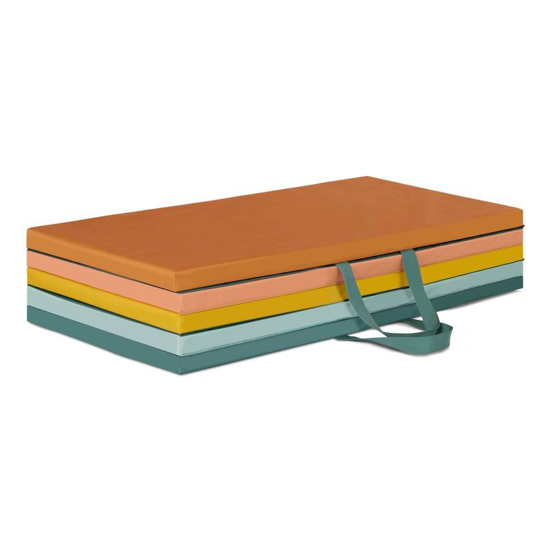 slide 11 of 11, B. toys Wonder Tumble Mat Folding Gymnastics Playmat, 1 ct