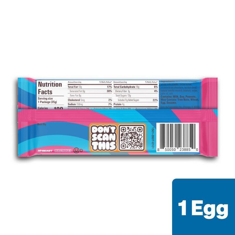 slide 2 of 6, Feastables MrBeast Chocolate Easter Egg - 1.24oz, 1.24 oz