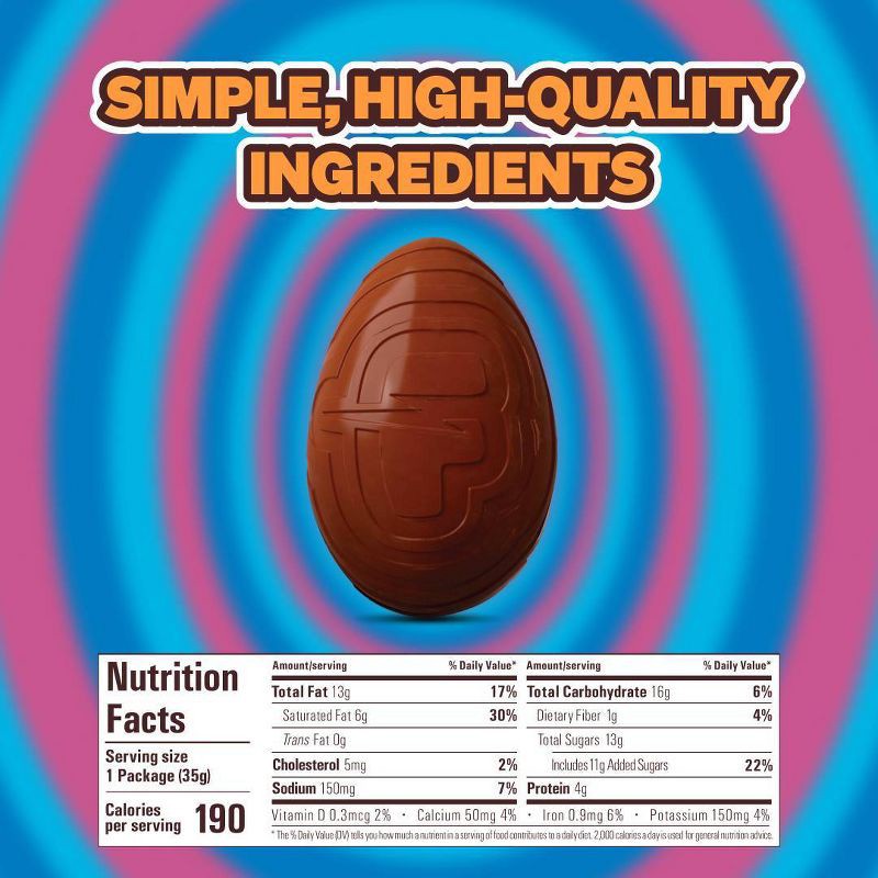 slide 4 of 6, Feastables MrBeast Chocolate Easter Egg - 1.24oz, 1.24 oz