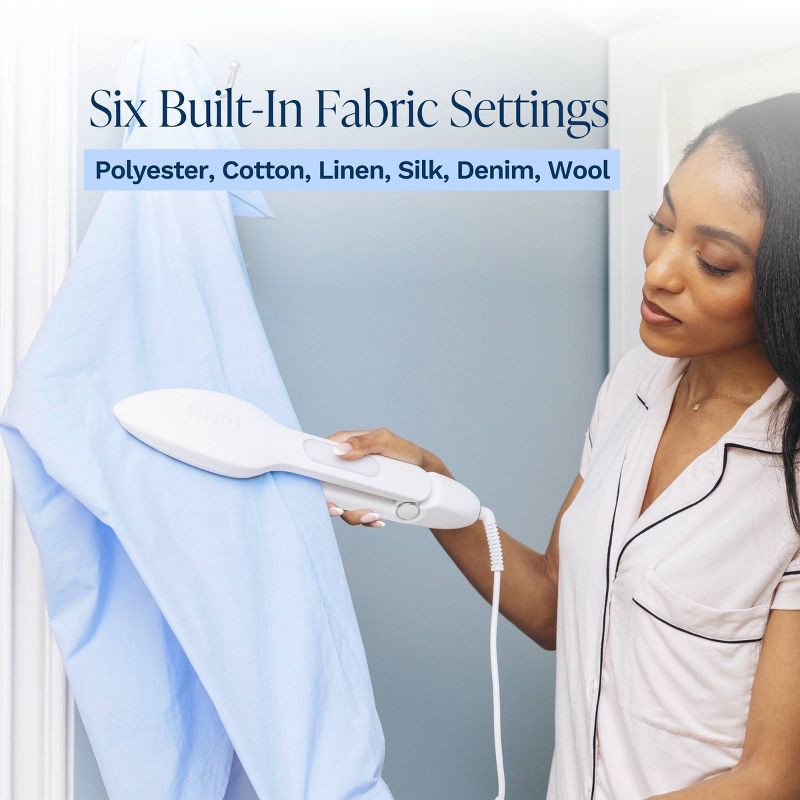 slide 3 of 8, Nori Press Handheld Steam Iron - White, 1 ct