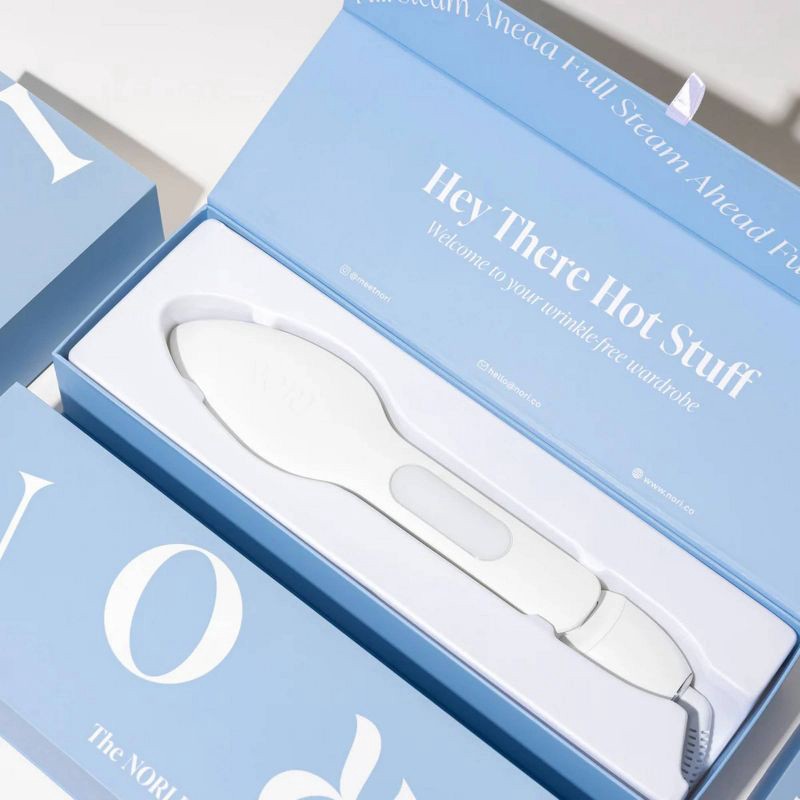 slide 7 of 8, Nori Press Handheld Steam Iron - White, 1 ct