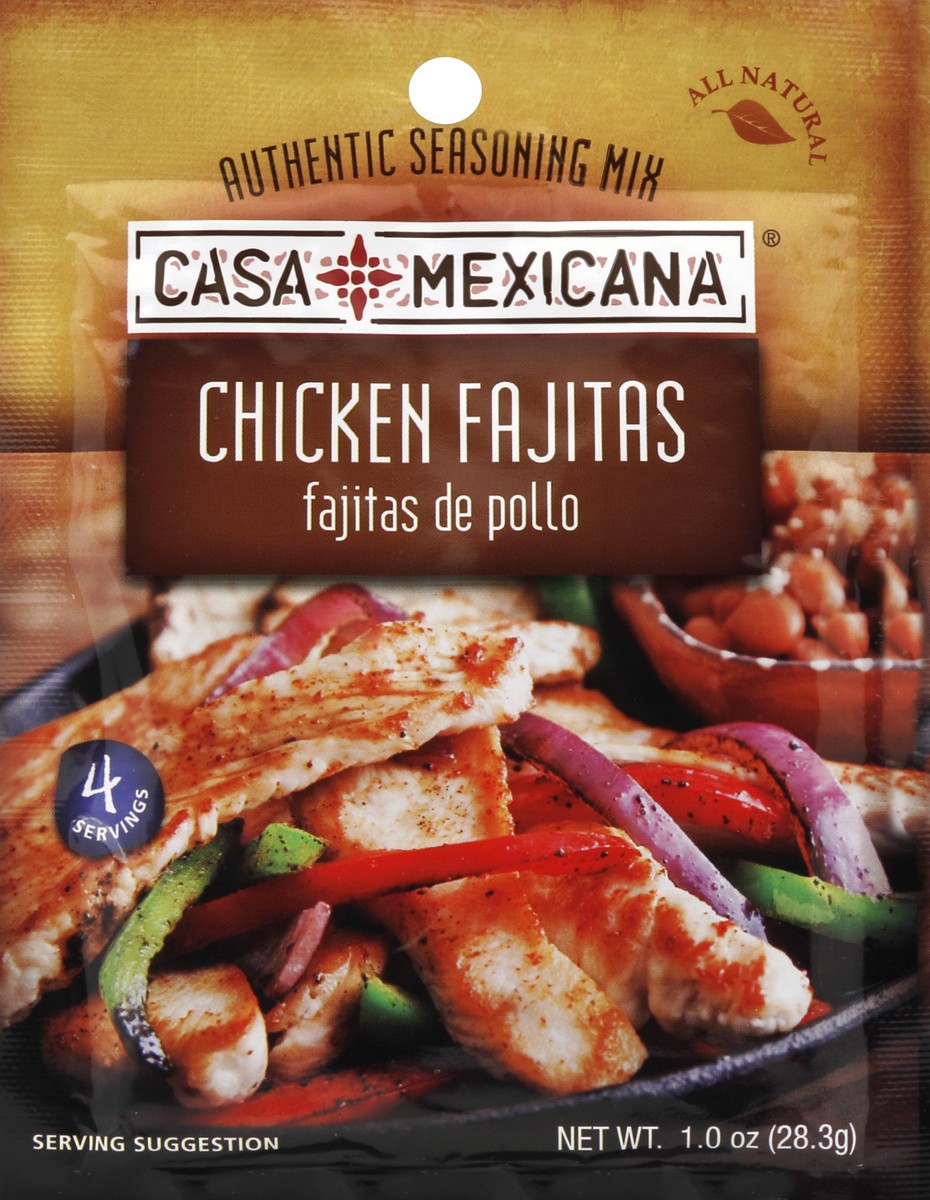 slide 2 of 3, Casa Mexicana Chicken Fajita Seasoning Mix, 1 oz