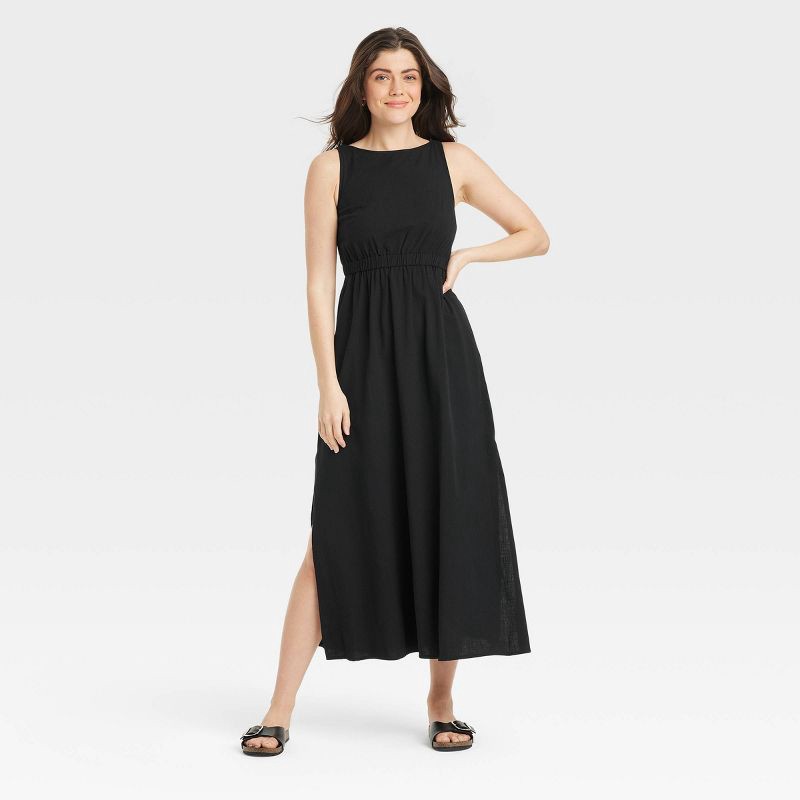 universal thread cotton dress UNIVERSAL THREAD MULTICOLOR DRESS CUTE DRESS SHORTSLEEVE COTTON BLEND MIDI