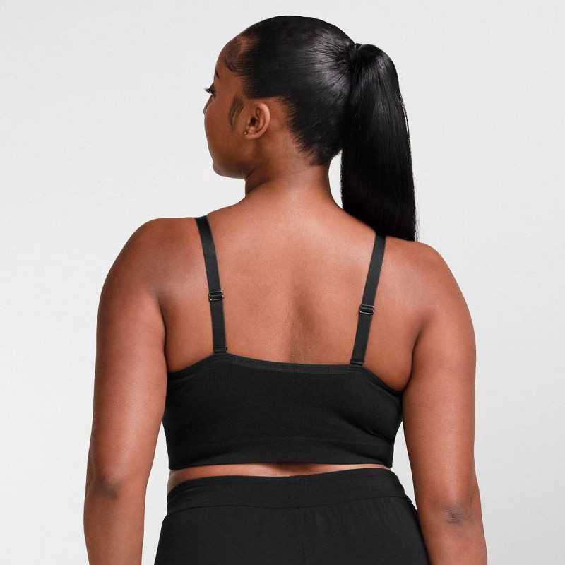 slide 3 of 11, kindred by Kindred Bravely Women's Hands-Free Pumping Lounge & Sleep Bra - Black M-Busty, 1 ct