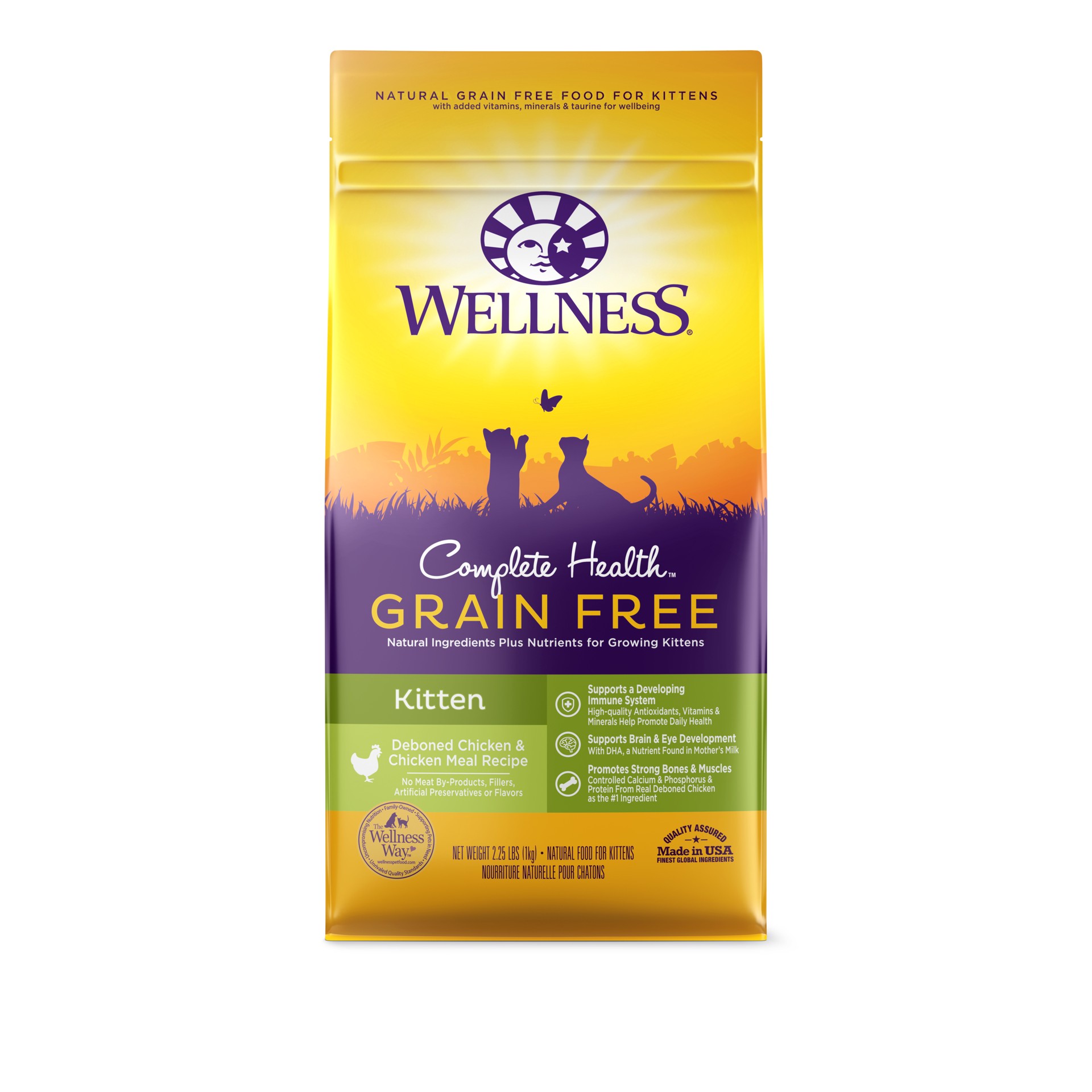 slide 1 of 5, Wellness Complete Health Grain Free, 2.25 lb