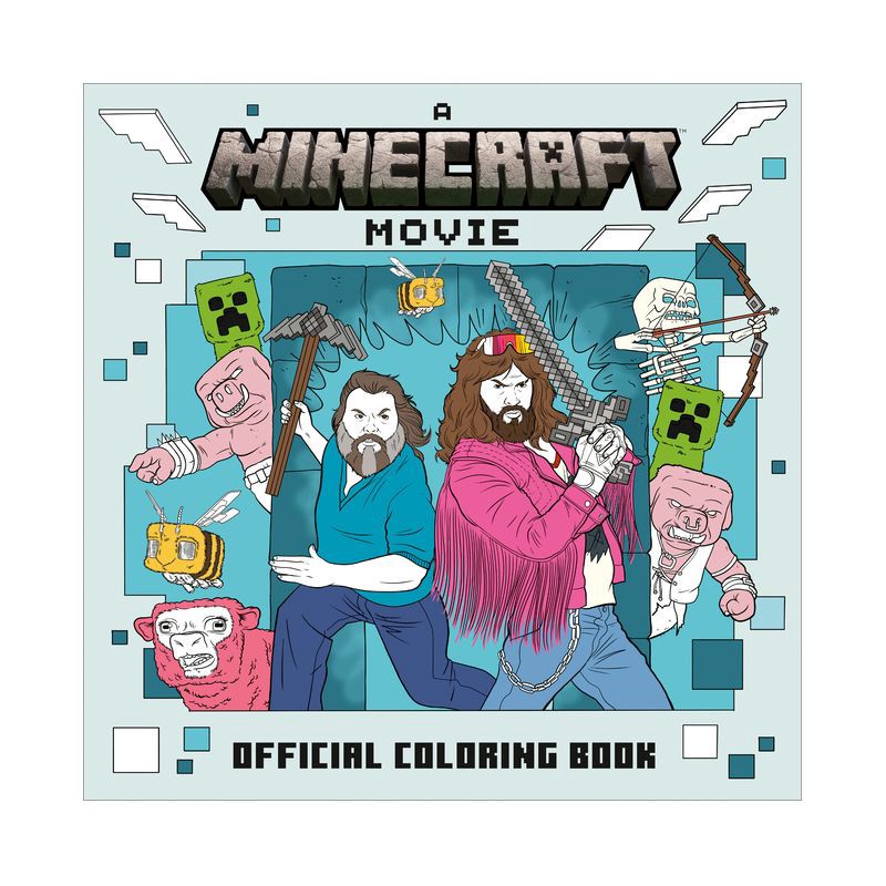 slide 1 of 1, Random House A Minecraft Movie Official Coloring Book - by Mojang Ab (Paperback), 1 ct