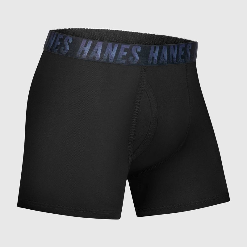 slide 4 of 6, Hanes Boys' 5pk Moves Peformance Stretch Boxer Briefs - colors may vary M, 5 ct