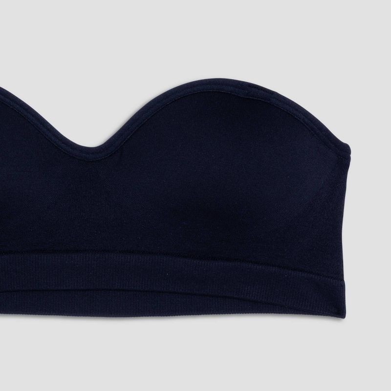 slide 2 of 4, Maidenform Girls' Strapless Convertible Bra - Black 36A, 1 ct