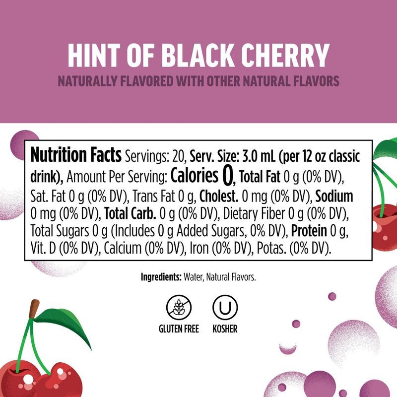 slide 5 of 7, Ninja Thirsti SELTZER Black Cherry Flavored Water Drops, 1 ct