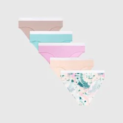 Hanes Originals Girls' 5pk Tween Hipster Underwear - colors may vary 10