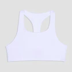 Maidenform Girls' Spacer Sports Bra - White M