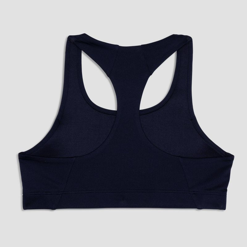 slide 3 of 3, Maidenform Girls' Spacer Sports Bra - Black L: Racerback, Pullover, Breathable Mesh, Knit, Full Coverage, 1 ct