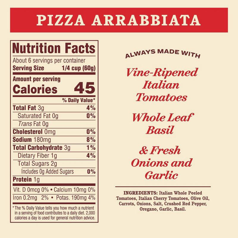 slide 7 of 7, Rao's Homemade Arrabbiata Pizza Sauce - 12.3oz, 12.3 oz