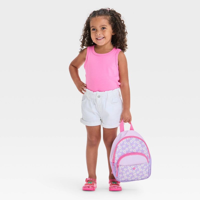 slide 3 of 3, Toddler Girls' Tank Top - Cat & Jack™ - Clay Pink 18M: Relaxed Fit, Below Hip, 1 ct