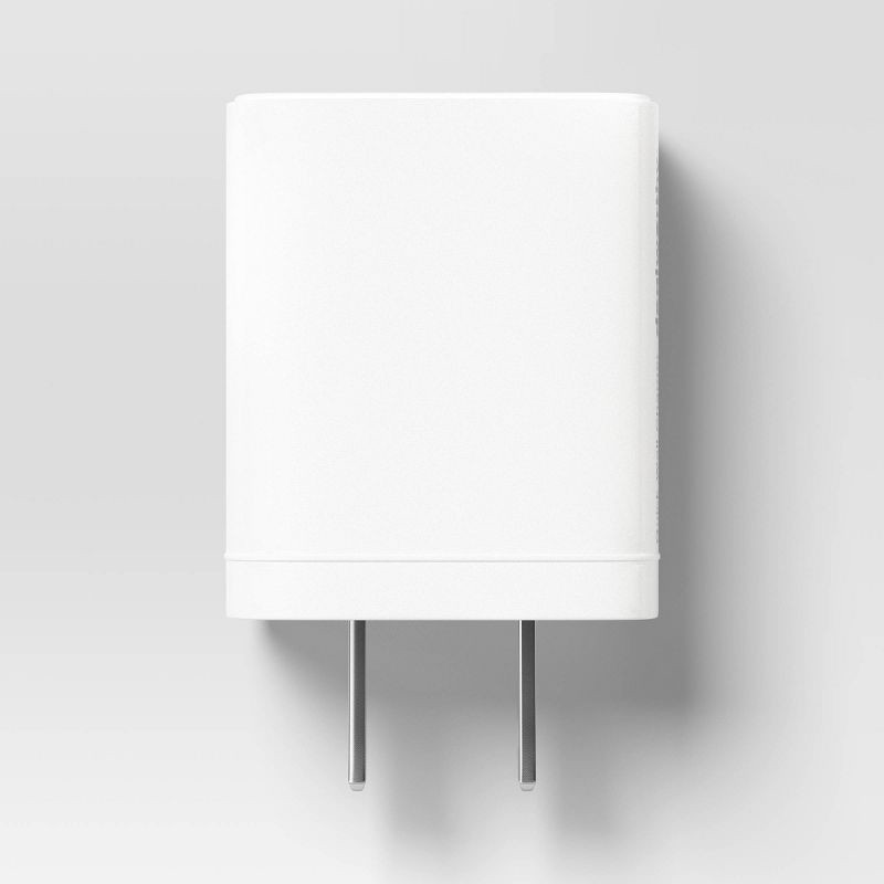 slide 2 of 3, Single Port 30W USB-C Wall Chargers 2pk - dealworthy™ White: Quick Charge Electronics, 2 ct