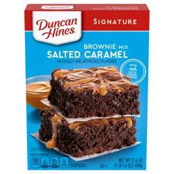 Duncan Hines Brownie Mix, Salted Caramel Flavored, 17.6 oz.