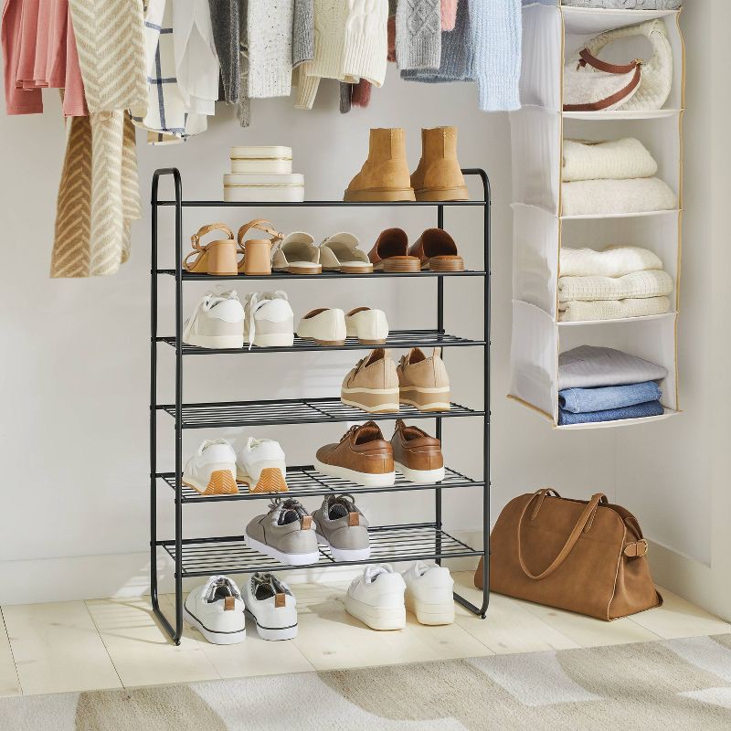 slide 2 of 3, 6 Tier Shoe Rack - Brightroom™, 1 ct
