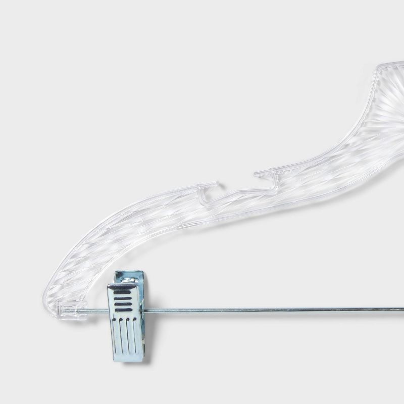 slide 4 of 4, 4pk Crystal Suit Hanger - Brightroom™, 4 ct