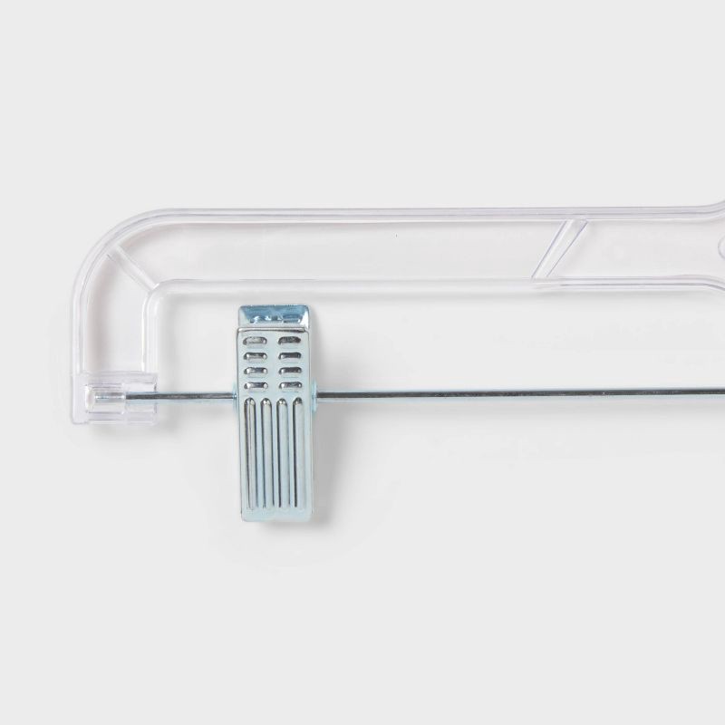 slide 3 of 3, 4pk Crystal Skirt/Slack Hanger - Brightroom™, 4 ct