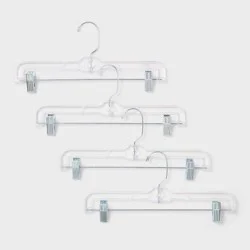 4pk Crystal Skirt/Slack Hanger - Brightroom™