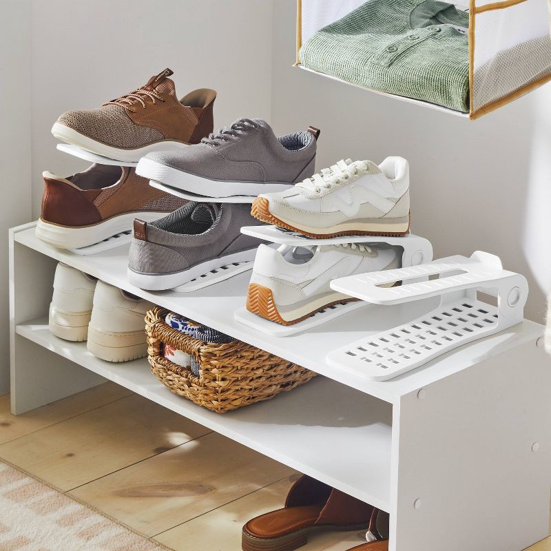 slide 2 of 3, Shoe Space-Saving Slot Organizers 6pk - Brightroom™, 6 ct