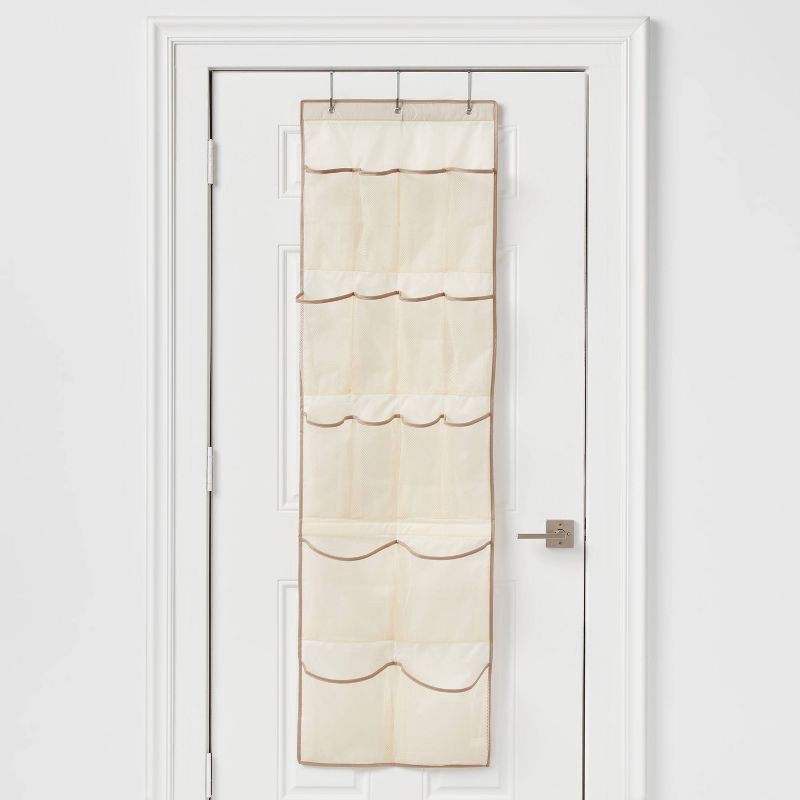 slide 1 of 3, Over-the-Door Shoe Organizer Clear - Brightroom™, 1 ct