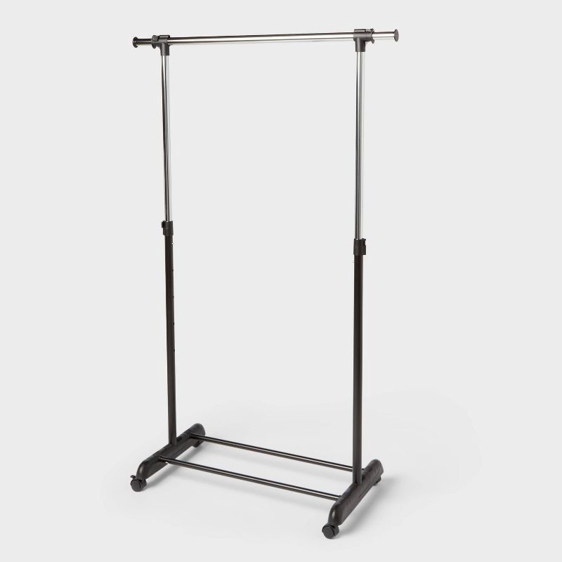 slide 1 of 3, Adjustable Single Rod Garment Rack - Brightroom™, 1 ct