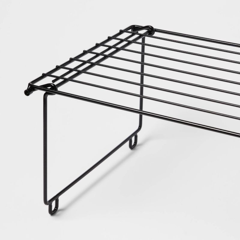 slide 3 of 3, Stackable Single Shoe Rack Black - Brightroom™, 1 ct