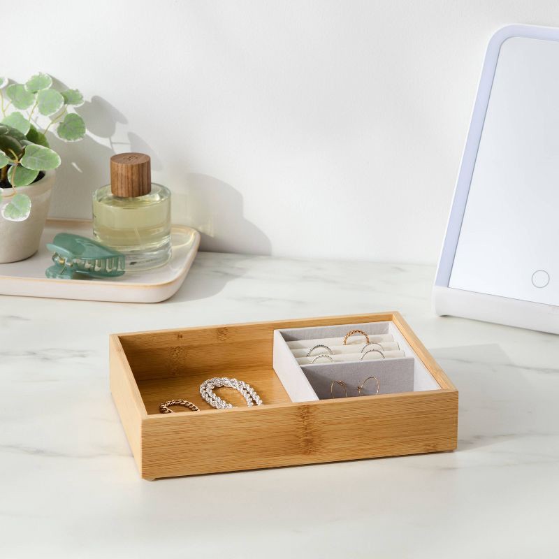 slide 2 of 3, Bamboo Vanity Tray - Brightroom™, 1 ct