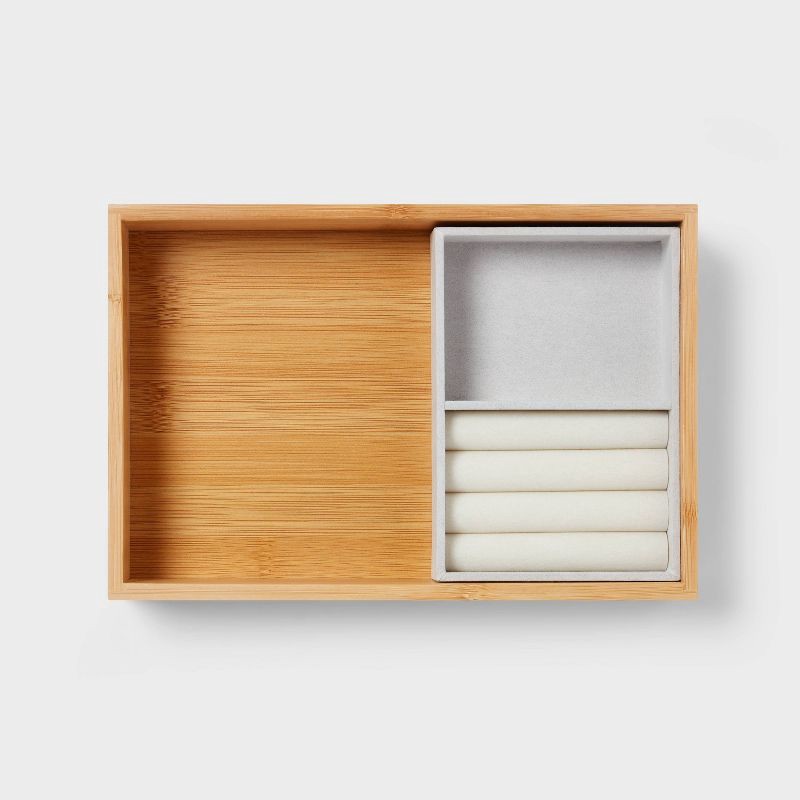 slide 3 of 3, Bamboo Vanity Tray - Brightroom™, 1 ct