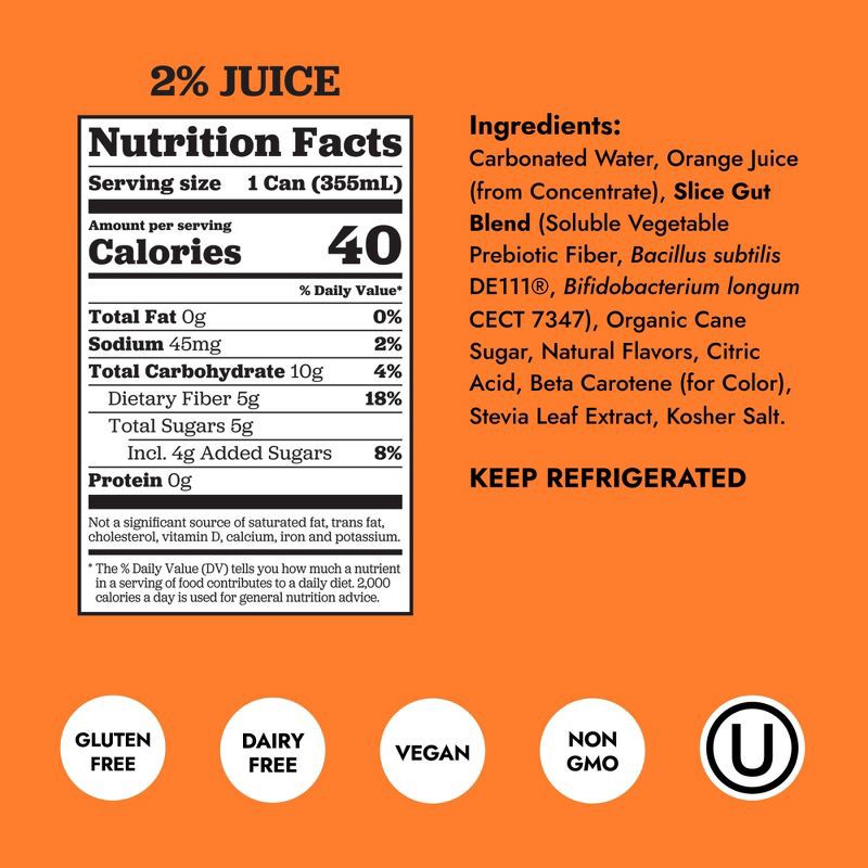 slide 6 of 7, Slice Orange Soda - 12 fl oz, 12 fl oz
