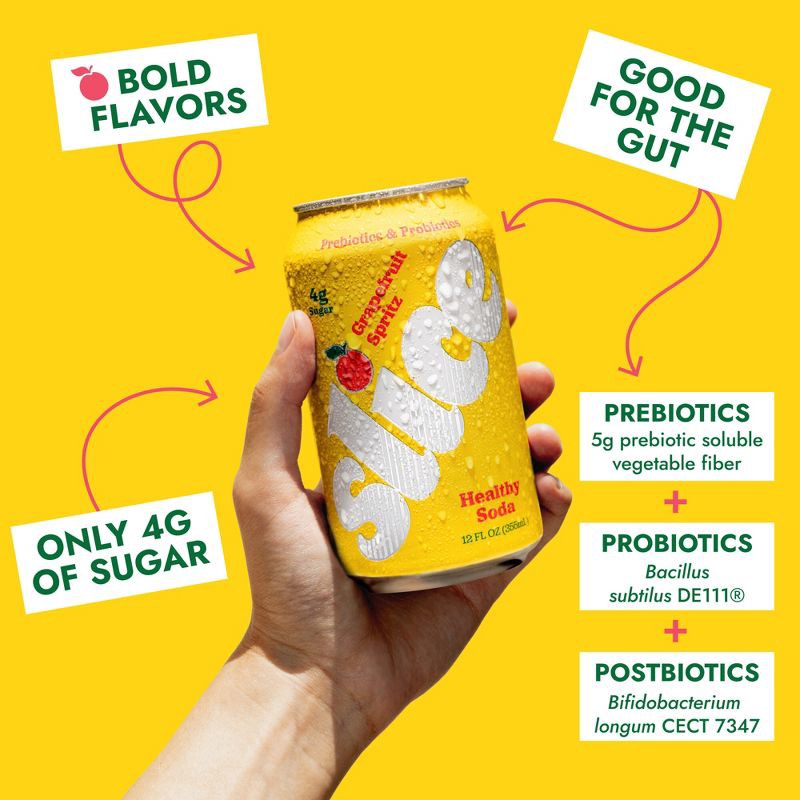 slide 4 of 8, Slice Grapefruit Spritz - 12 fl oz, 12 fl oz