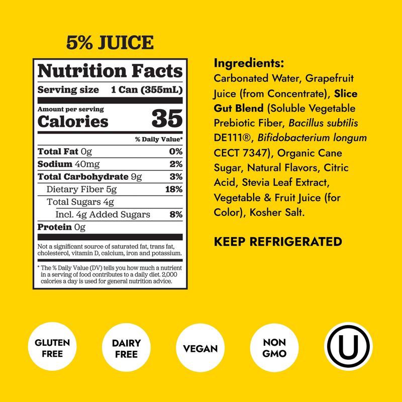 slide 5 of 8, Slice Grapefruit Spritz - 12 fl oz, 12 fl oz