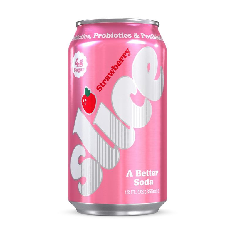 slide 1 of 7, Slice Strawberry Soda - 12 fl oz, 12 fl oz