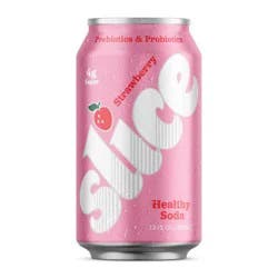 Slice Strawberry Soda - 12 fl oz