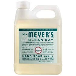 Mrs. Meyer's Clean Day Liquid Hand Soap Refill - Birchwood - 33 fl oz