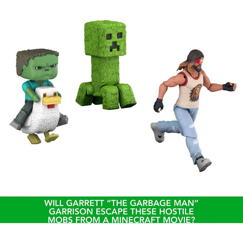 slide 6 of 6, Minecraft Woodland Mansion Throwdown Toy Action Figure Multipack Inspired by the Movie, 1 ct