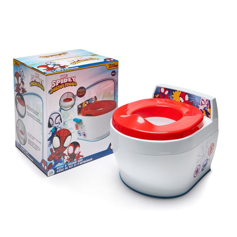 slide 1 of 11, Marvel Spider-Man and his Amazing Friends 2-in1 Potty Training Toilet Seat and Potty Chair, 1 ct