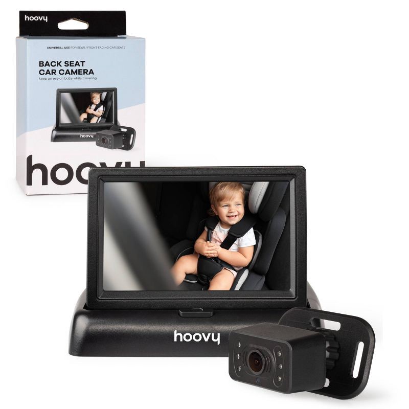slide 1 of 8, Hoovy Easy To Install Baby Car Camera Monitor with HD Real Time Video, 1 ct