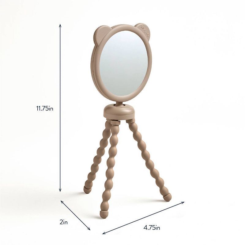 slide 7 of 8, Itzy Ritzy Itzy Peek Stroller Mirror with Easy Attach Design - Tan Bear, 1 ct