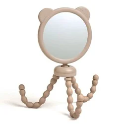 Itzy Ritzy Itzy Peek Stroller Mirror with Easy Attach Design - Tan Bear