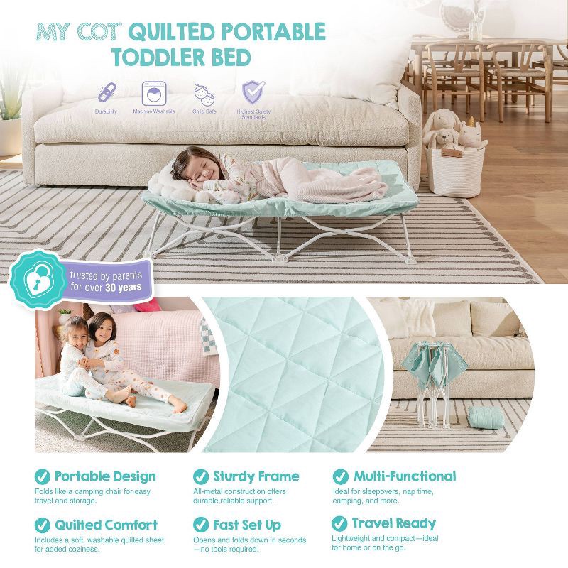 slide 10 of 14, Regalo My Cot with Quilted Waterproof Sheet, 1 ct